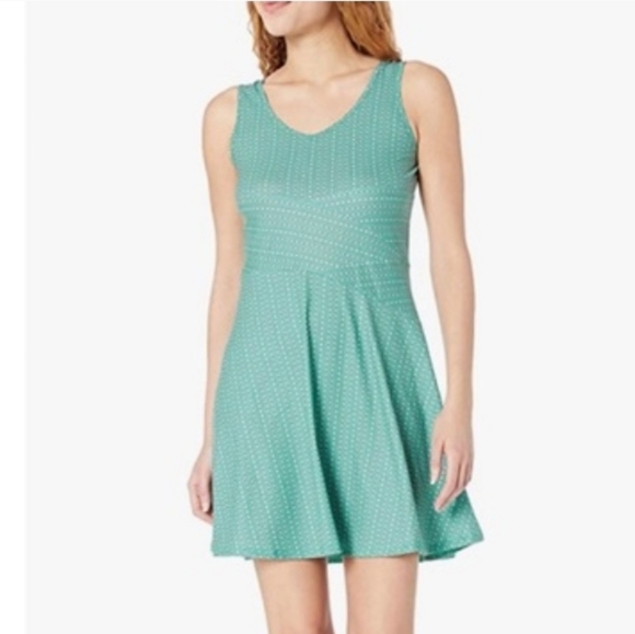 Prana Amelie Dress Aquamarine parade Green exercise small New - Picture 1 of 8